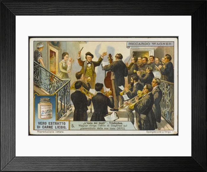 Framed Print : WAGNER / LIEBIG / 5 / 1870 Framed Print : WAGNER / LIEBIG / 5 / 1870