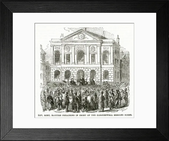 Framed Print : OPEN AIR PREACHING Framed Print : OPEN AIR PREACHING