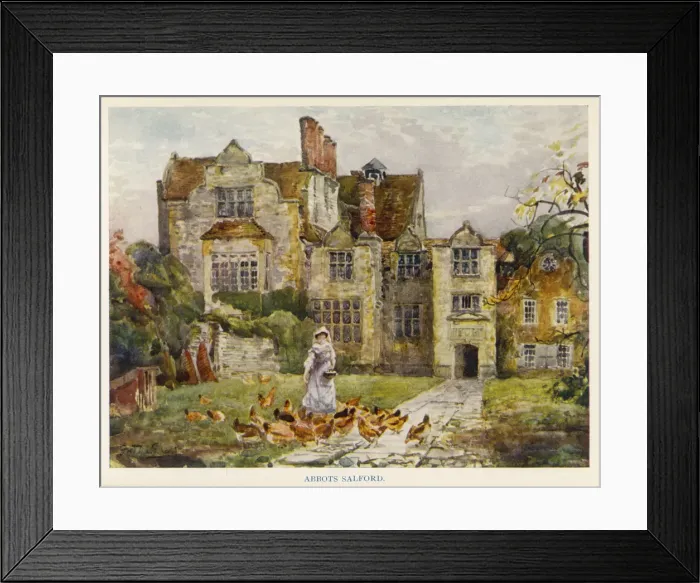 Framed Print : ABBOTS SALFORD Framed Print : ABBOTS SALFORD