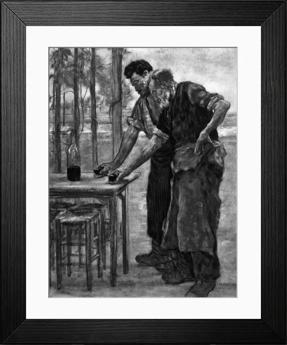 Framed Print : BLACKSMITHS DRINKING Framed Print : BLACKSMITHS DRINKING