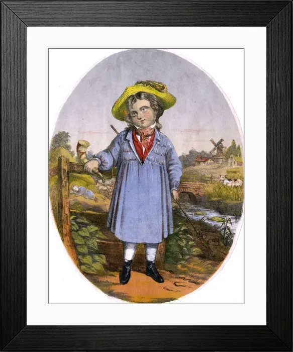 Framed Print : LITTLE BOY BLUE Framed Print : LITTLE BOY BLUE