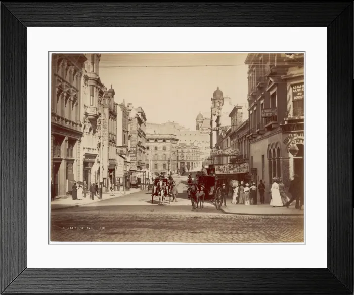 Framed Print : SYDNEY STREET / PHOTO Framed Print : SYDNEY STREET / PHOTO