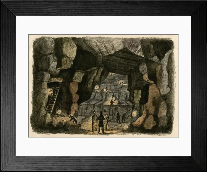 Framed Print : LEAD MINE / DU CASSE Framed Print : LEAD MINE / DU CASSE