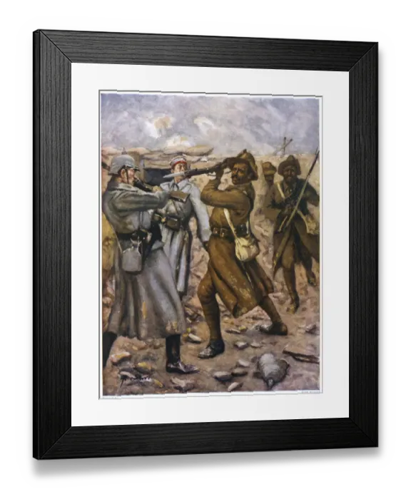 Framed Print : WWI - bravery of Naik Darwan Sing Negi earns him a Victoria Framed Print : WWI - bravery of Naik Darwan Sing Negi earns him a Victoria