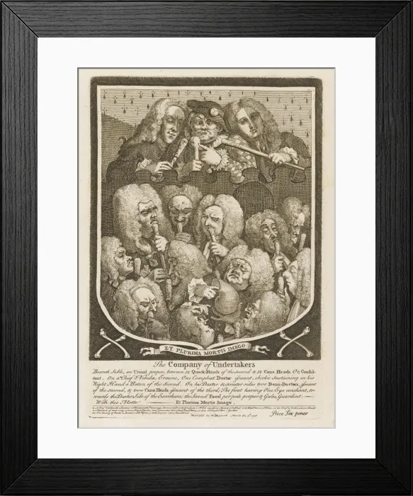 Framed Print : HOGARTH / PHYSICIANS Framed Print : HOGARTH / PHYSICIANS