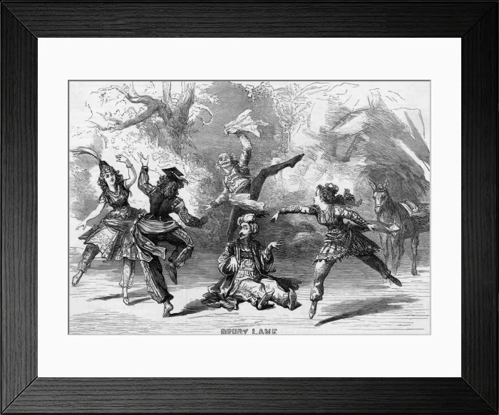 Framed Print : PANTOMIME / DRURY LANE Framed Print : PANTOMIME / DRURY LANE