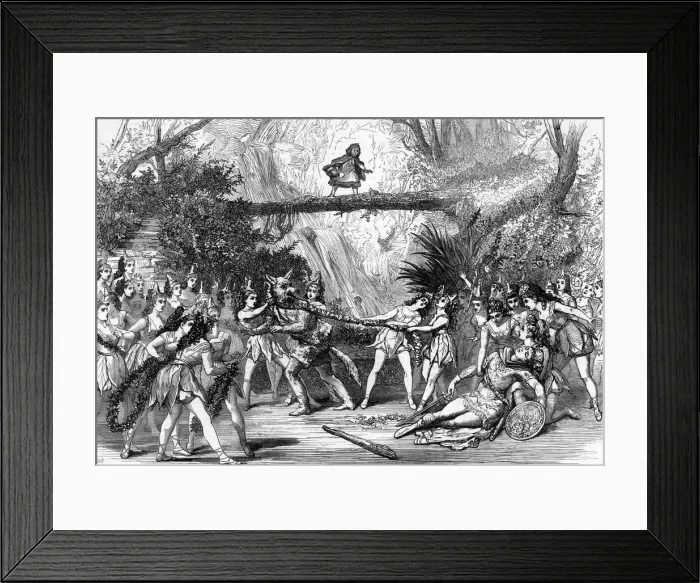 Framed Print : PANTO / RED RIDING HOOD Framed Print : PANTO / RED RIDING HOOD