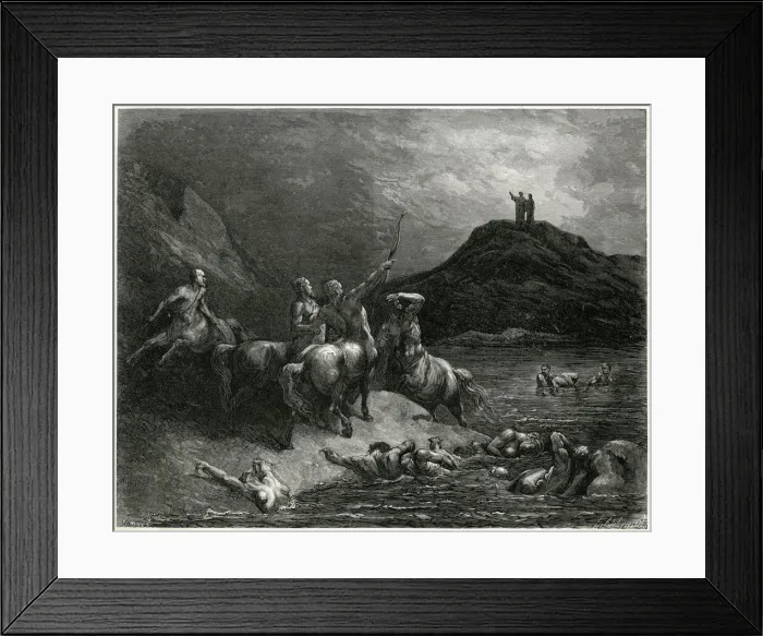 Framed Print : CENTAURS IN INFERNO - 1 Framed Print : CENTAURS IN INFERNO - 1