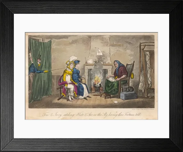 Framed Print : FORTUNE TELLER 1820 Framed Print : FORTUNE TELLER 1820