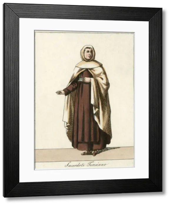 Framed Print : TERESIANO PRIEST Framed Print : TERESIANO PRIEST