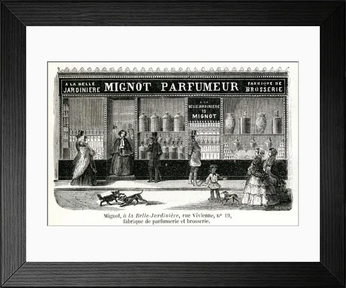 Framed Print : French perfume shop 1854 Framed Print : French perfume shop 1854