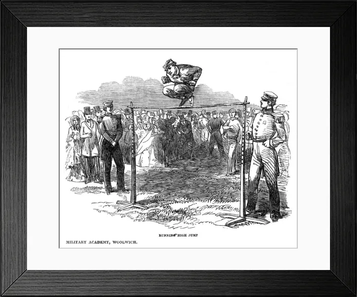 Framed Print : HIGH JUMP 1850 Framed Print : HIGH JUMP 1850