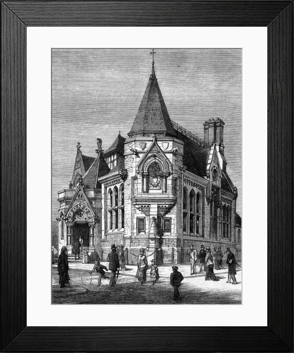 Framed Print : MACCLESFIELD FREE LIBRARY Framed Print : MACCLESFIELD FREE LIBRARY
