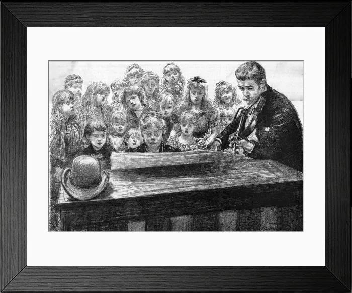 Framed Print : PANTOMIME CHILDREN SING Framed Print : PANTOMIME CHILDREN SING