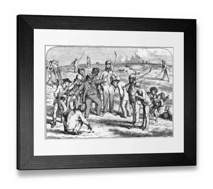 Framed Print : GOLF / CRITICAL MOMENT Framed Print : GOLF / CRITICAL MOMENT