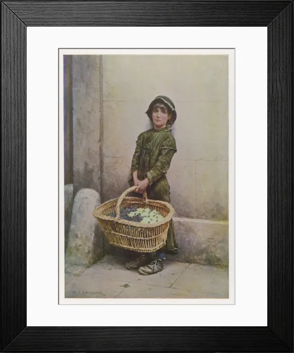 Framed Print : THE FLOWER GIRL Framed Print : THE FLOWER GIRL