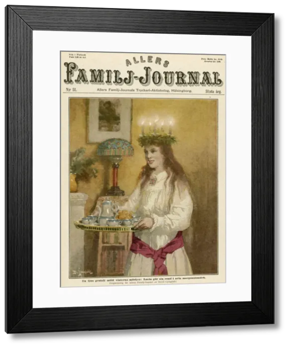 Framed Print : LUCIA DAY, SWEDEN Framed Print : LUCIA DAY, SWEDEN