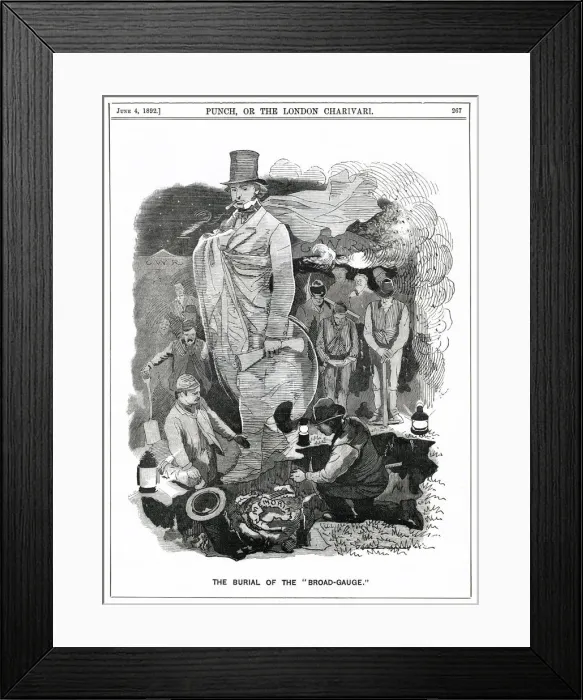 Framed Print : BRUNELS BROAD GAUGE Framed Print : BRUNELS BROAD GAUGE