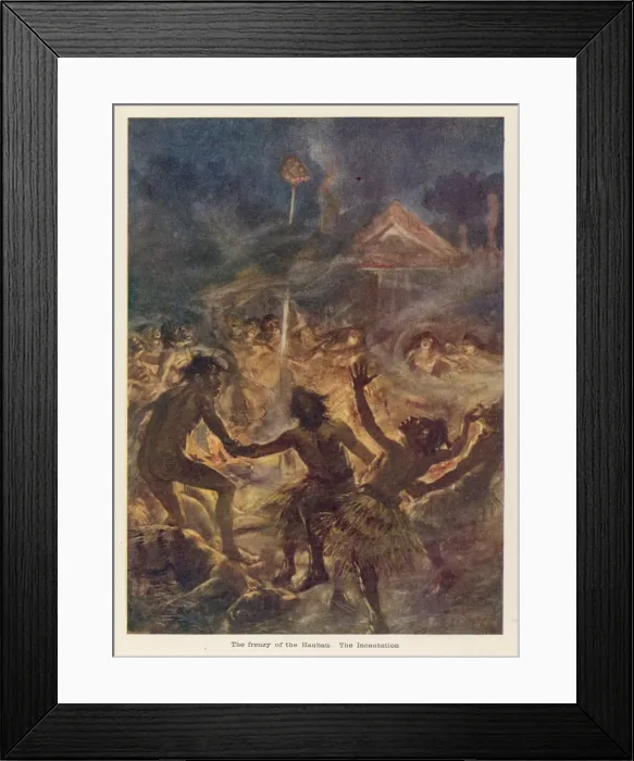 Framed Print : NEW ZEALAND HAUHAU Framed Print : NEW ZEALAND HAUHAU