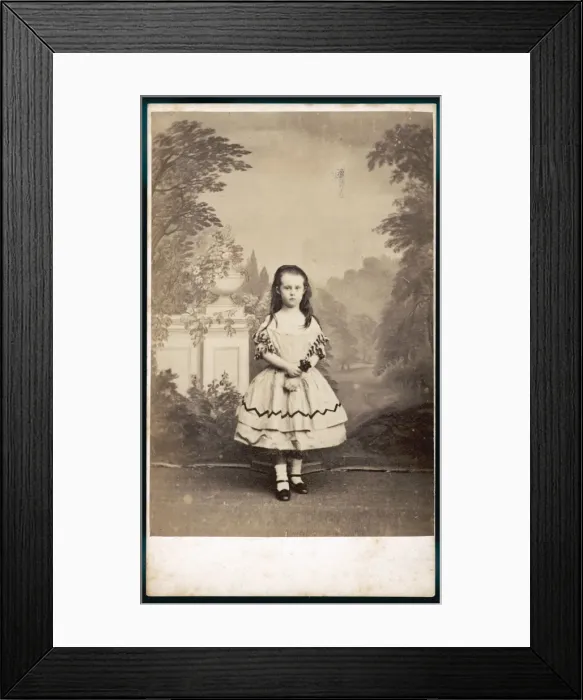 Framed Print : GIRL, 1850S Framed Print : GIRL, 1850S