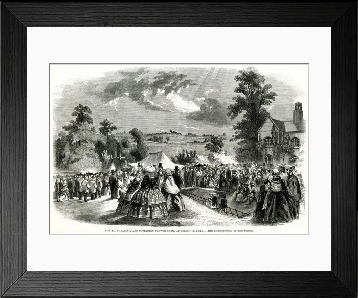 Framed Print : COUNTRY FETE 1858
