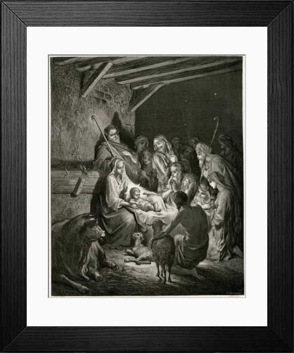 Framed Print : NATIVITY (DORE) Framed Print : NATIVITY (DORE)