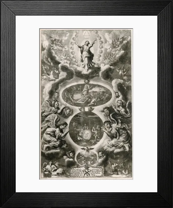 Framed Print : JESUS AND ANGELS Framed Print : JESUS AND ANGELS