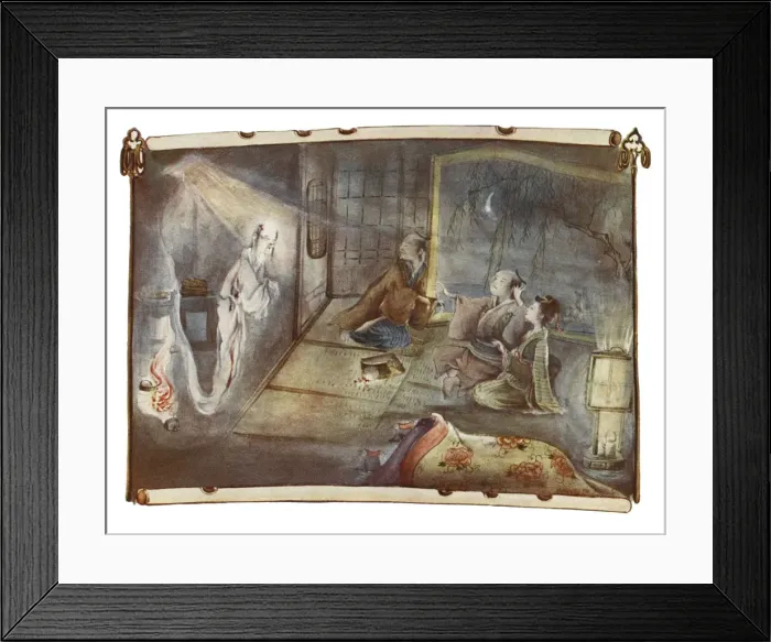 Framed Print : JAPANESE GHOST STORY Framed Print : JAPANESE GHOST STORY