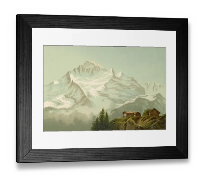 Framed Print : THE JUNGFRAU, ALPS Framed Print : THE JUNGFRAU, ALPS