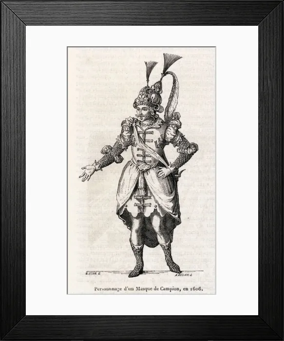 Framed Print : MASQUE / CAMPION / 1606 Framed Print : MASQUE / CAMPION / 1606