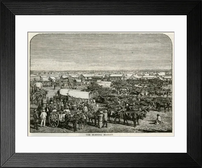 Framed Print : Diamond mining in Kimberley Framed Print : Diamond mining in Kimberley