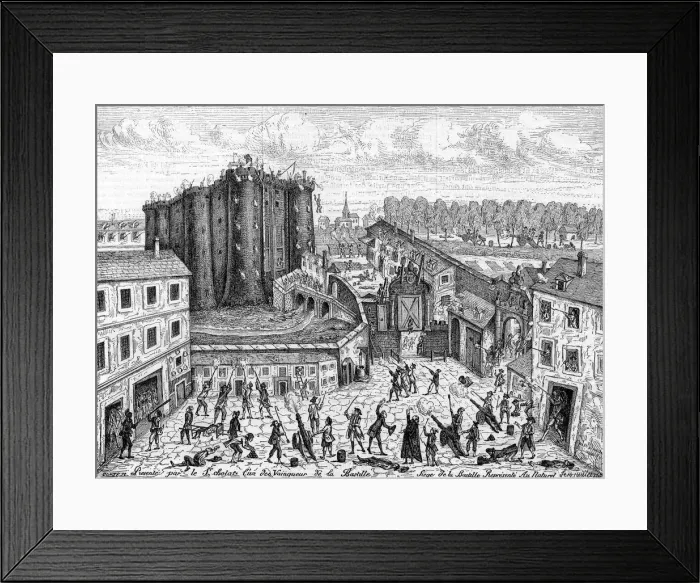 Framed Print : FALL OF THE BASTILLE Framed Print : FALL OF THE BASTILLE