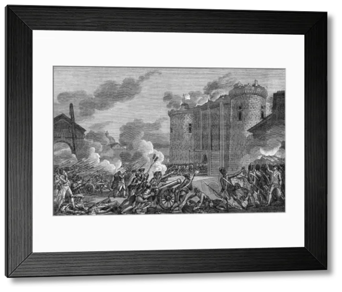 Framed Print : FALL OF THE BASTILLE Framed Print : FALL OF THE BASTILLE