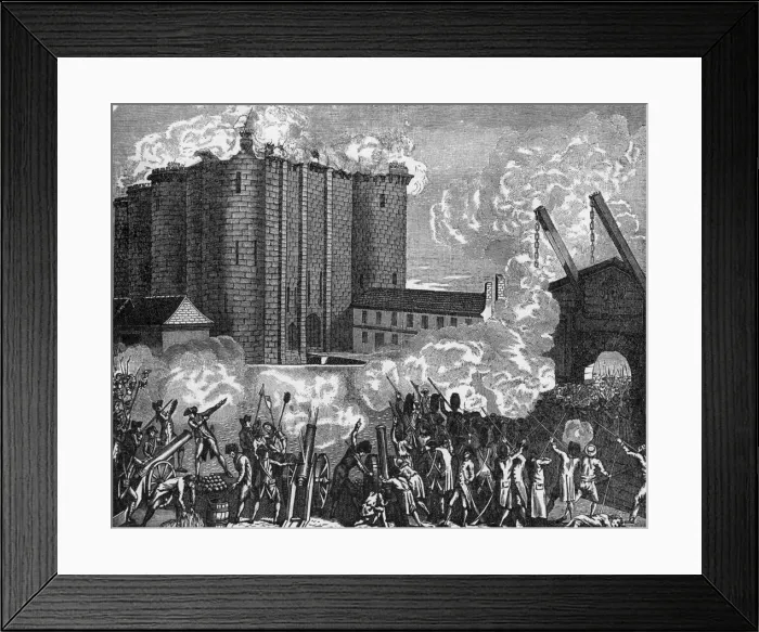Framed Print : FALL OF THE BASTILLE Framed Print : FALL OF THE BASTILLE