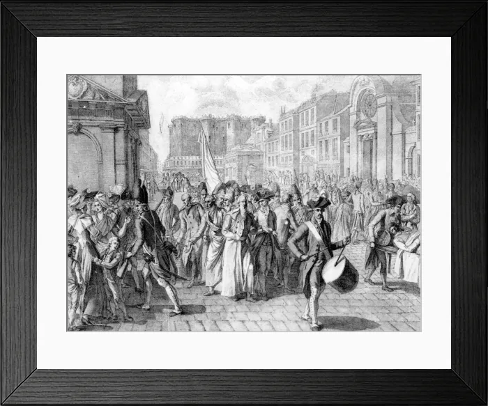 Framed Print : FALL OF THE BASTILLE Framed Print : FALL OF THE BASTILLE