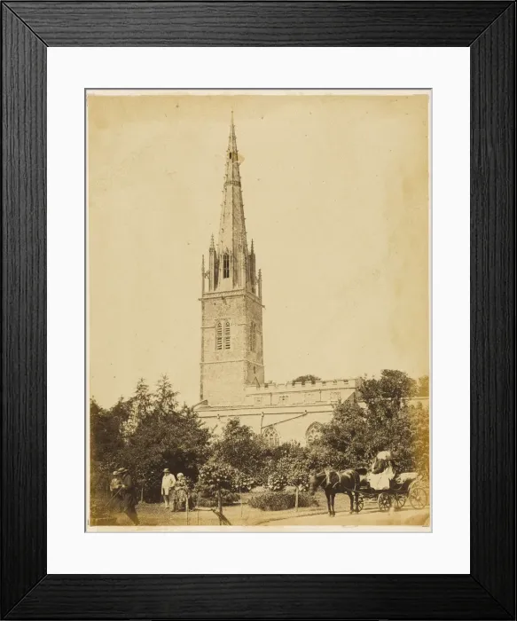Framed Print : KINGS SUTTON CHURCH Framed Print : KINGS SUTTON CHURCH