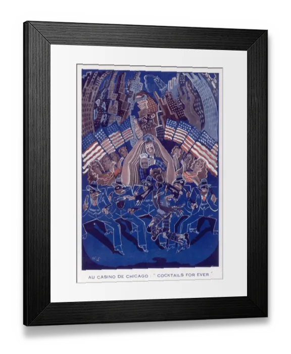 Framed Print : CASINO DE CHICAGO 1933 Framed Print : CASINO DE CHICAGO 1933
