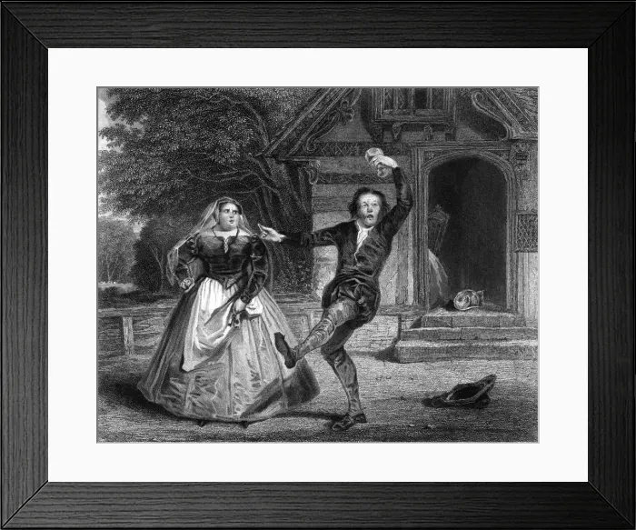 Framed Print : TAMING OF THE SHREW / SLY Framed Print : TAMING OF THE SHREW / SLY
