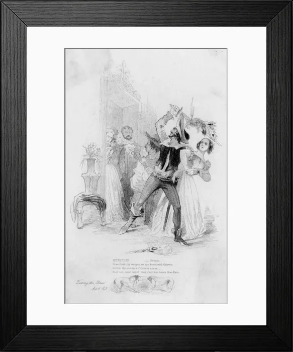 Framed Print : TAMING OF THE SHREW Framed Print : TAMING OF THE SHREW