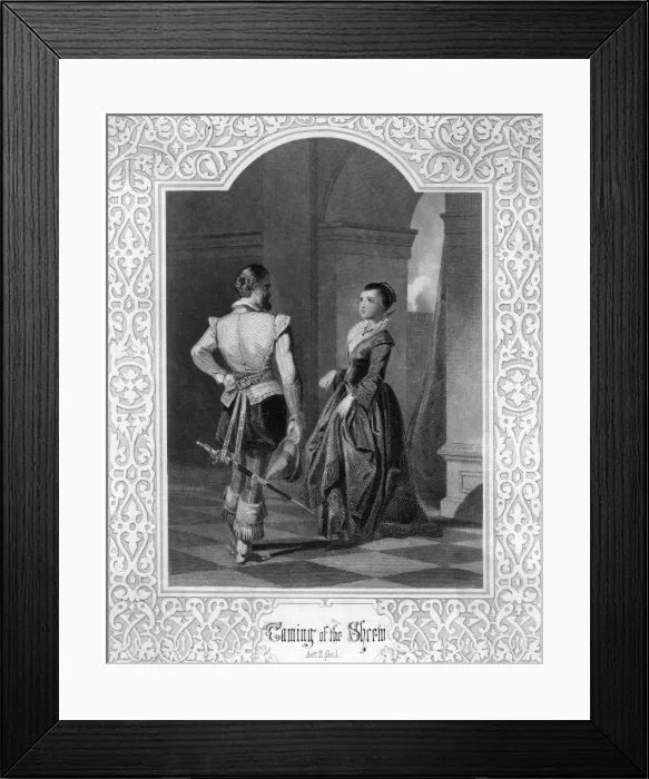 Framed Print : TAMING OF THE SHREW Framed Print : TAMING OF THE SHREW