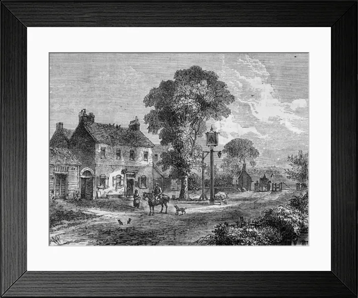 Framed Print : BELL INN, KILBURN Framed Print : BELL INN, KILBURN