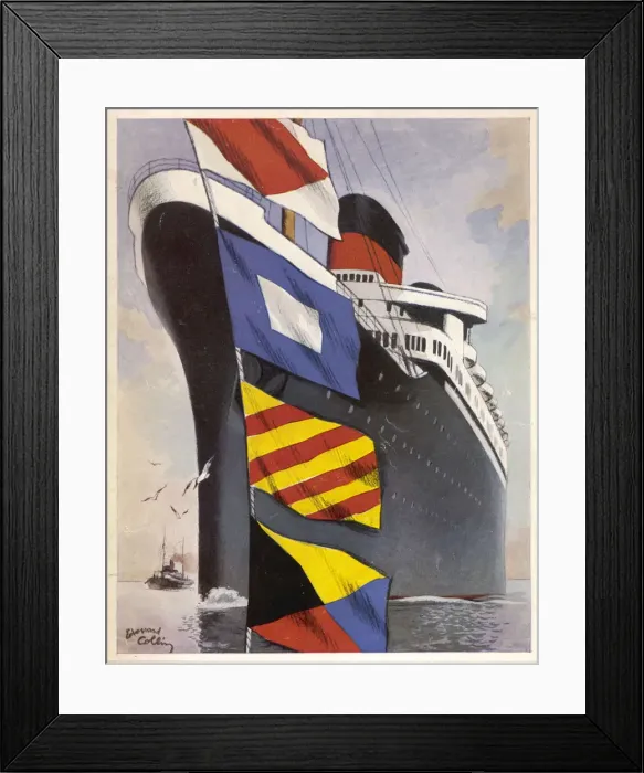 Framed Print : STEAMSHIPS / LIBERTE Framed Print : STEAMSHIPS / LIBERTE