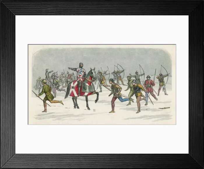 Framed Print : BATTLE OF TOWTON / DOYLE Framed Print : BATTLE OF TOWTON / DOYLE
