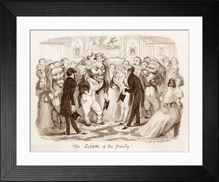 Framed Print : LION OF THE PARTY Framed Print : LION OF THE PARTY