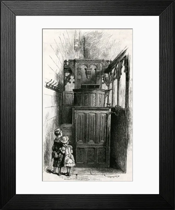 Framed Print : JOHN KNOX / PULPIT / EDINBUR Framed Print : JOHN KNOX / PULPIT / EDINBUR
