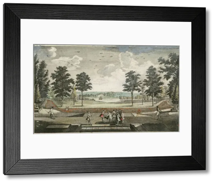 Framed Print : COUNTRY ESTATE / C18TH Framed Print : COUNTRY ESTATE / C18TH