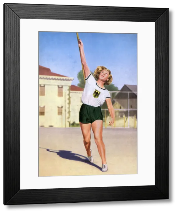 Framed Print : OLYMPICS / 1932 / JAVELIN W Framed Print : OLYMPICS / 1932 / JAVELIN W