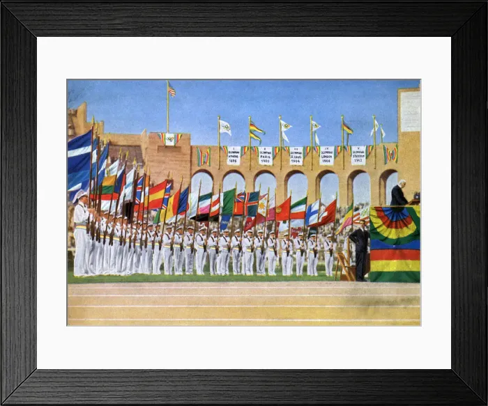 Framed Print : OLYMPICS / 1932 / CLOSING Framed Print : OLYMPICS / 1932 / CLOSING