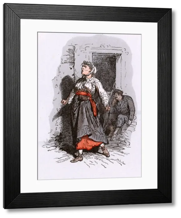 Framed Print : COMMUNE / WOMAN GUARD Framed Print : COMMUNE / WOMAN GUARD