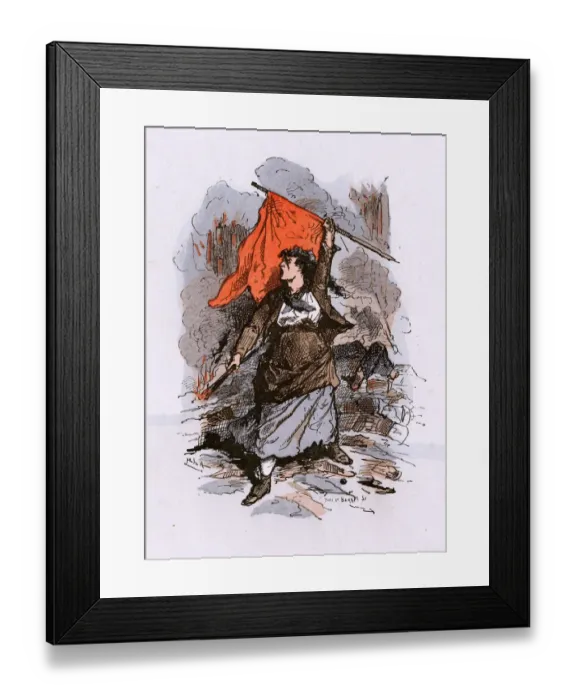 Framed Print : COMMUNE / ON THE BARRICADE Framed Print : COMMUNE / ON THE BARRICADE